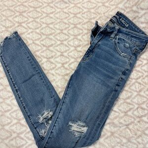 American Eagle Outfitters Women's Classic Blue Skinny Jeans